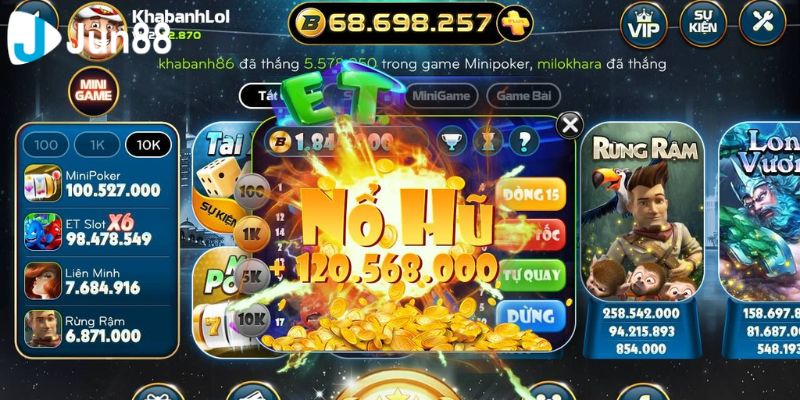 Nổ Hũ Tài Xỉu Và Bí Quyết Chơi Hiệu Quả, Thắng Lớn 3 nổ hũ tài xỉu